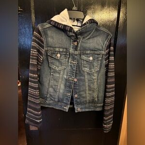 Cropped jean jacket